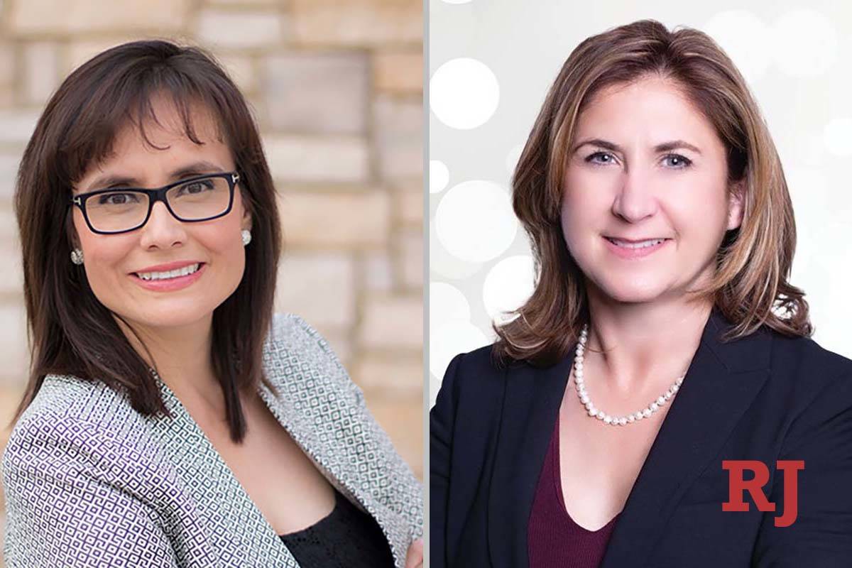 Adriana Rincon White, left, and Stacy Michelle Rocheleau, candidates for Family Court Departmen ...