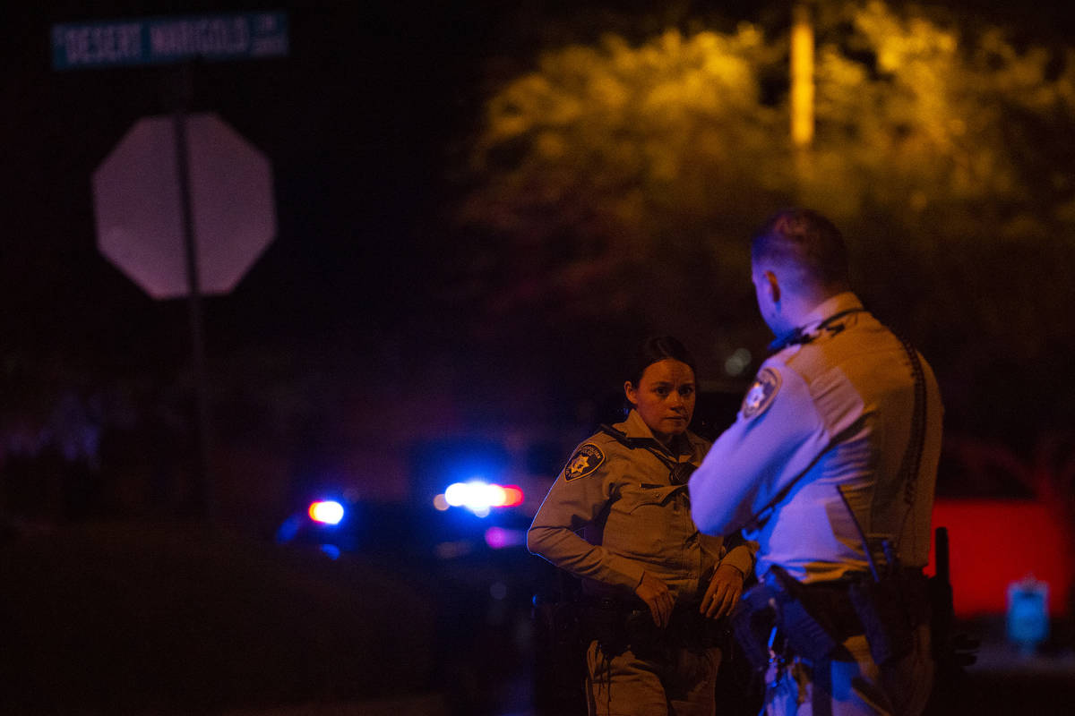 Metropolitan police investigate a shooting where an officer fatally shot a man following a dome ...