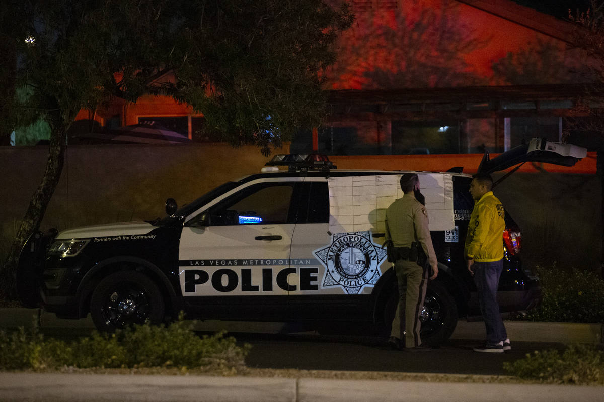 Metropolitan police investigate a shooting where an officer fatally shot a man following a dome ...