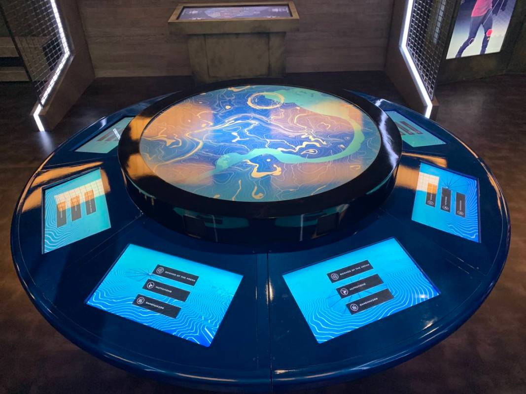One of the displays in the Hunger Games Exhibition at the MGM Grand, on July 9, 2019. The exhib ...