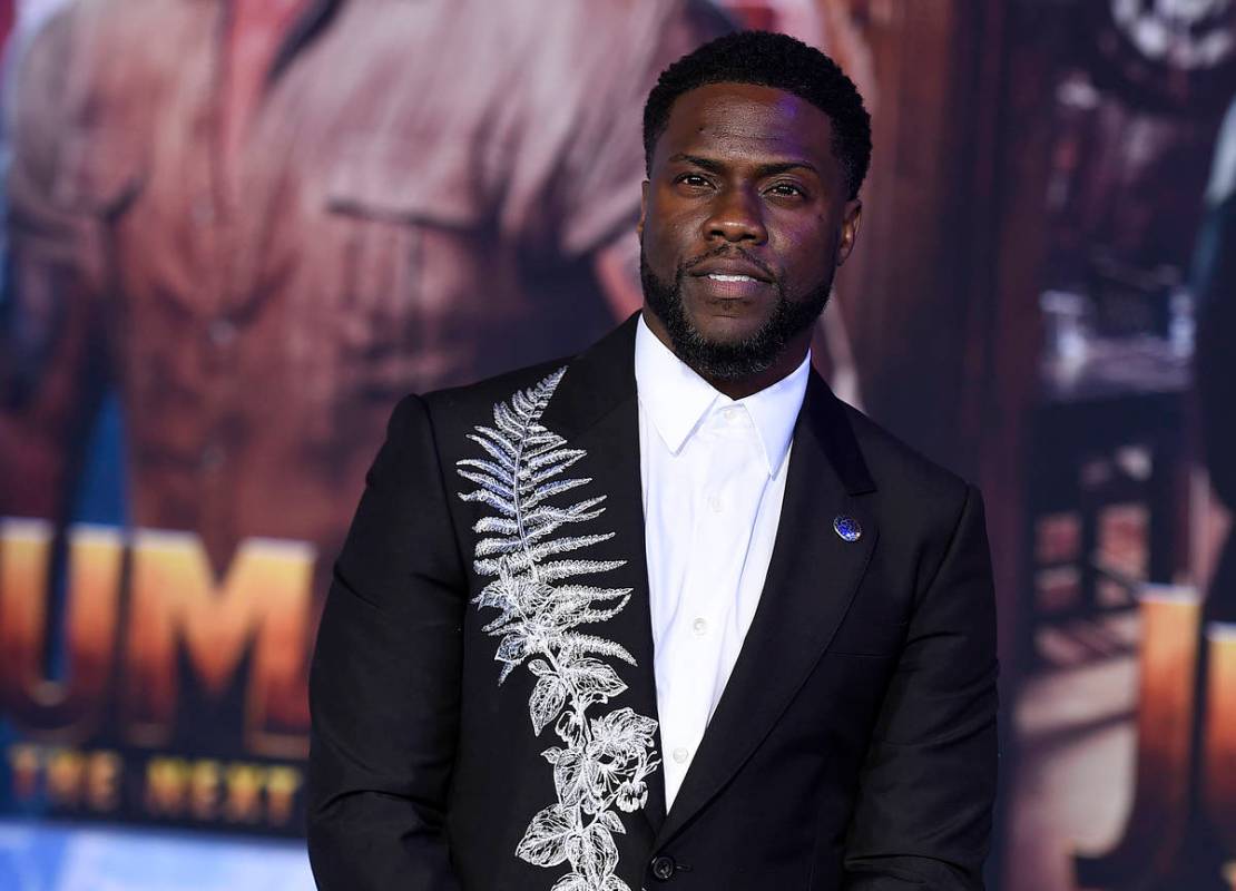 FILE - Kevin Hart poses for photographers at the premiere of "Jumanji: The Next Level,&quo ...