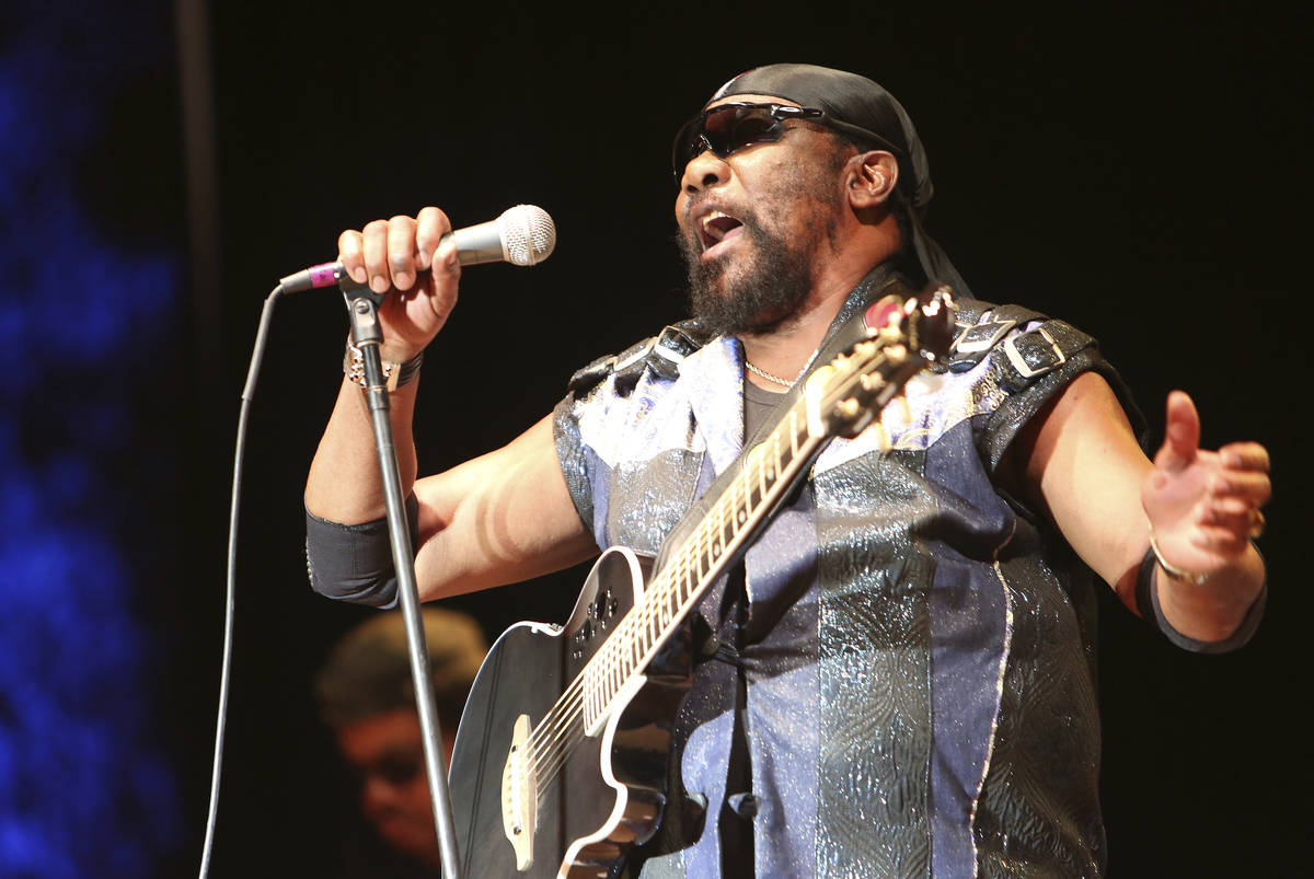 In this July 13, 2019 file photo, Toots Hibbert performs with the Maytals in Grass Valley, Cali ...