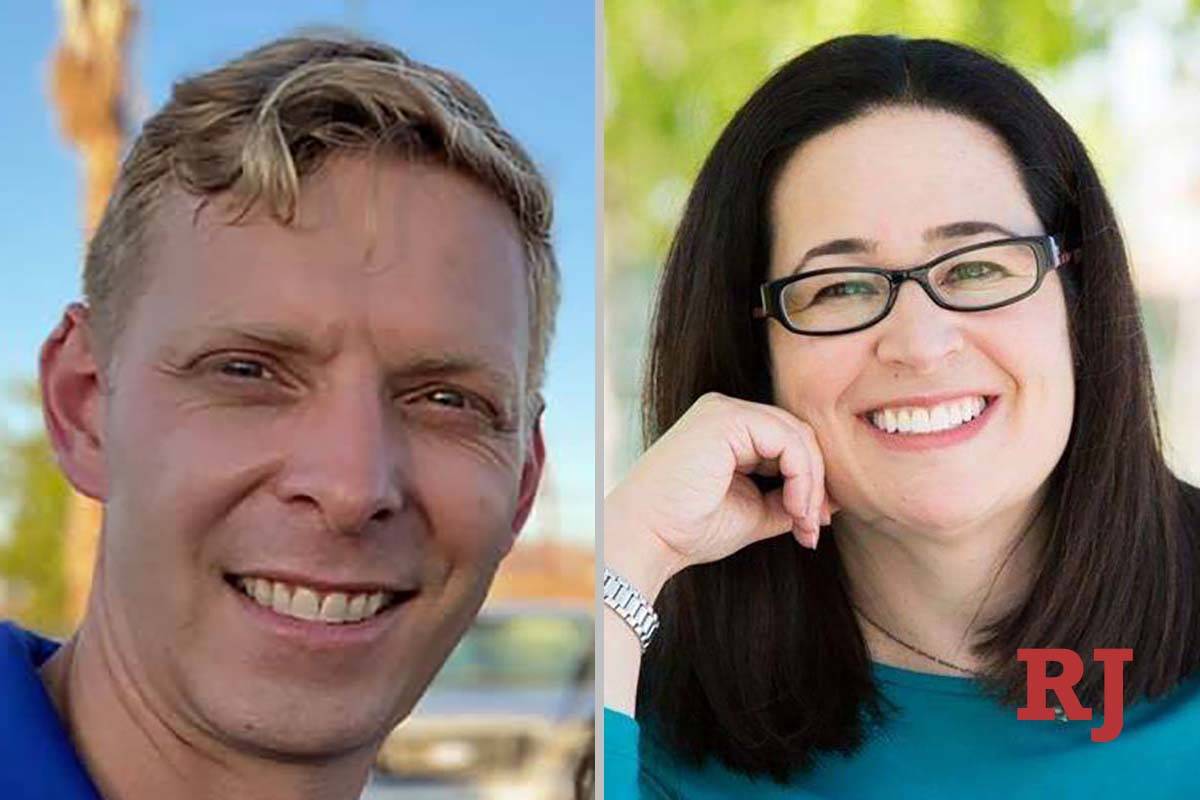 Steven DeLisle and Lesley Cohen, candidates for Nevada Assembly District 29. (Facebook)