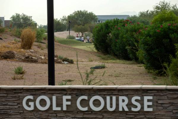 Las Vegas Golf Center is open on Friday, Sept. 18, 2020, in Las Vegas. (Ellen Schmidt/Las Vegas ...