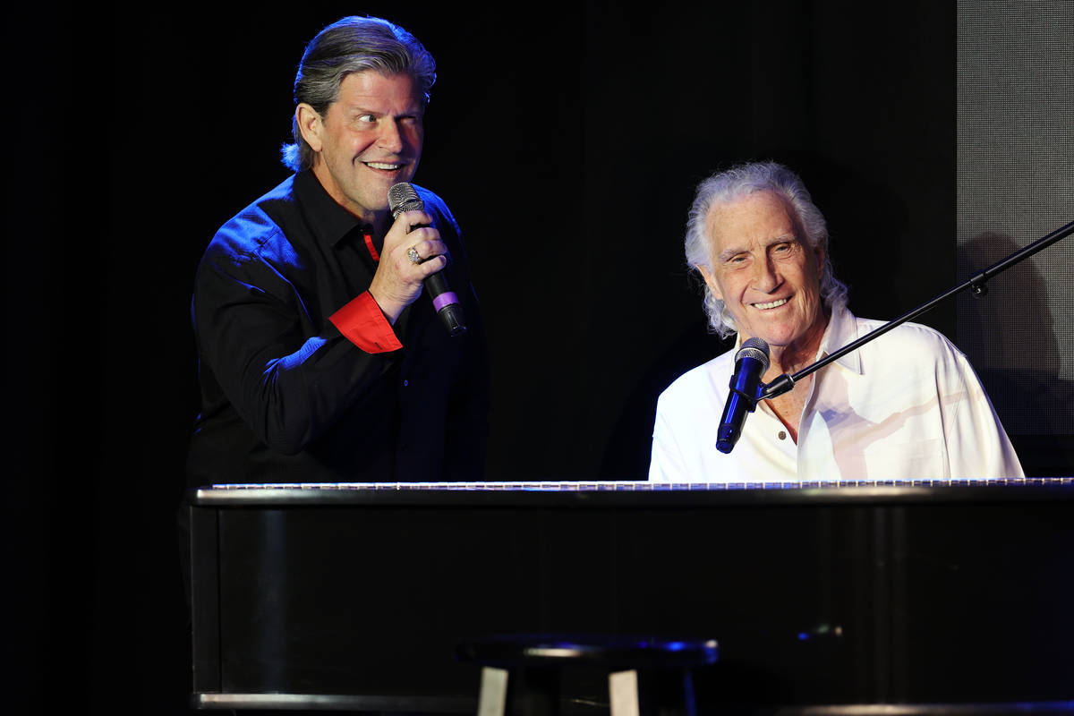 Bill Medley, left, and Bucky Heard of the Righteous Brothers perform during a new streaming ser ...