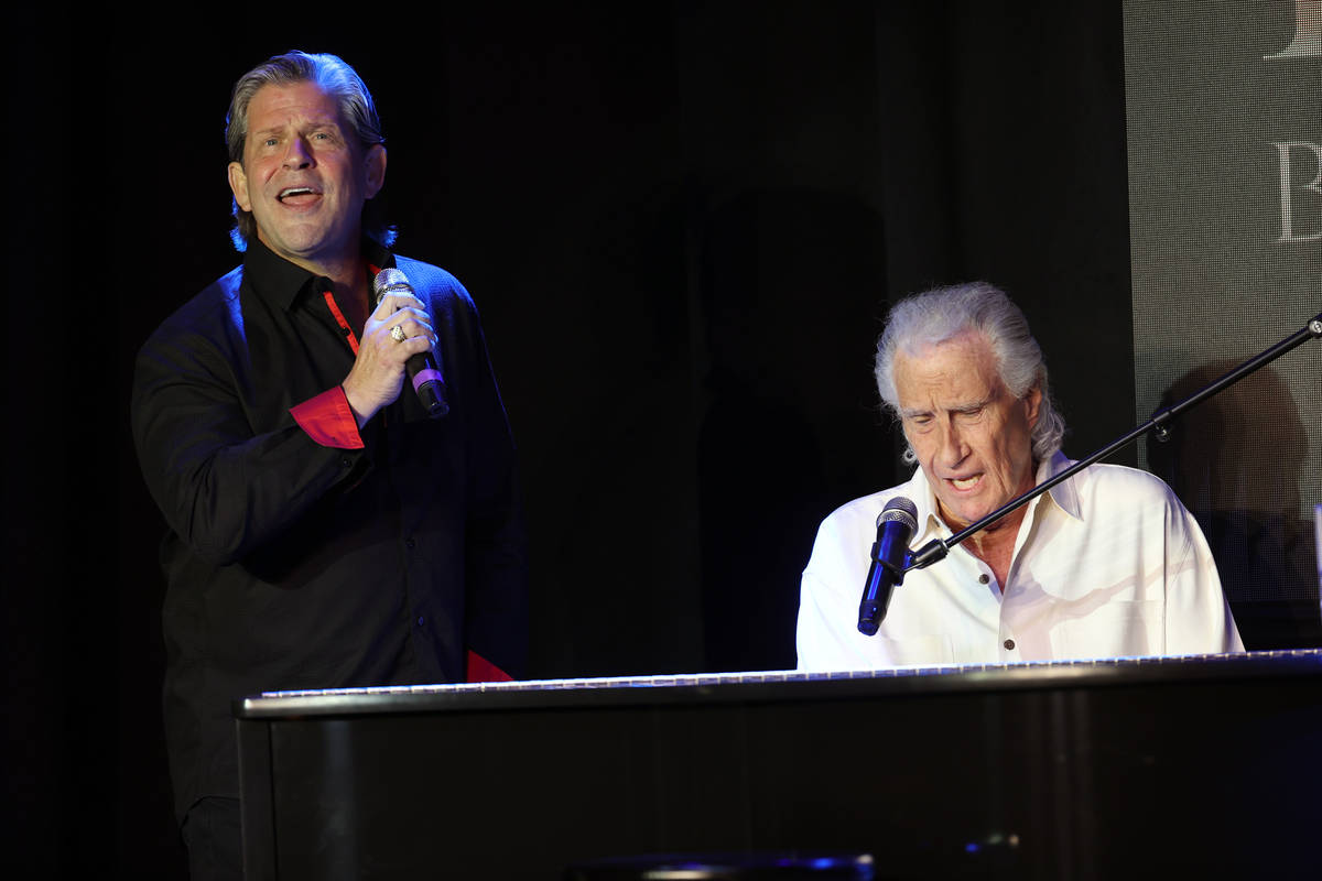 Bill Medley, left, and Bucky Heard of the Righteous Brothers perform during a new streaming ser ...