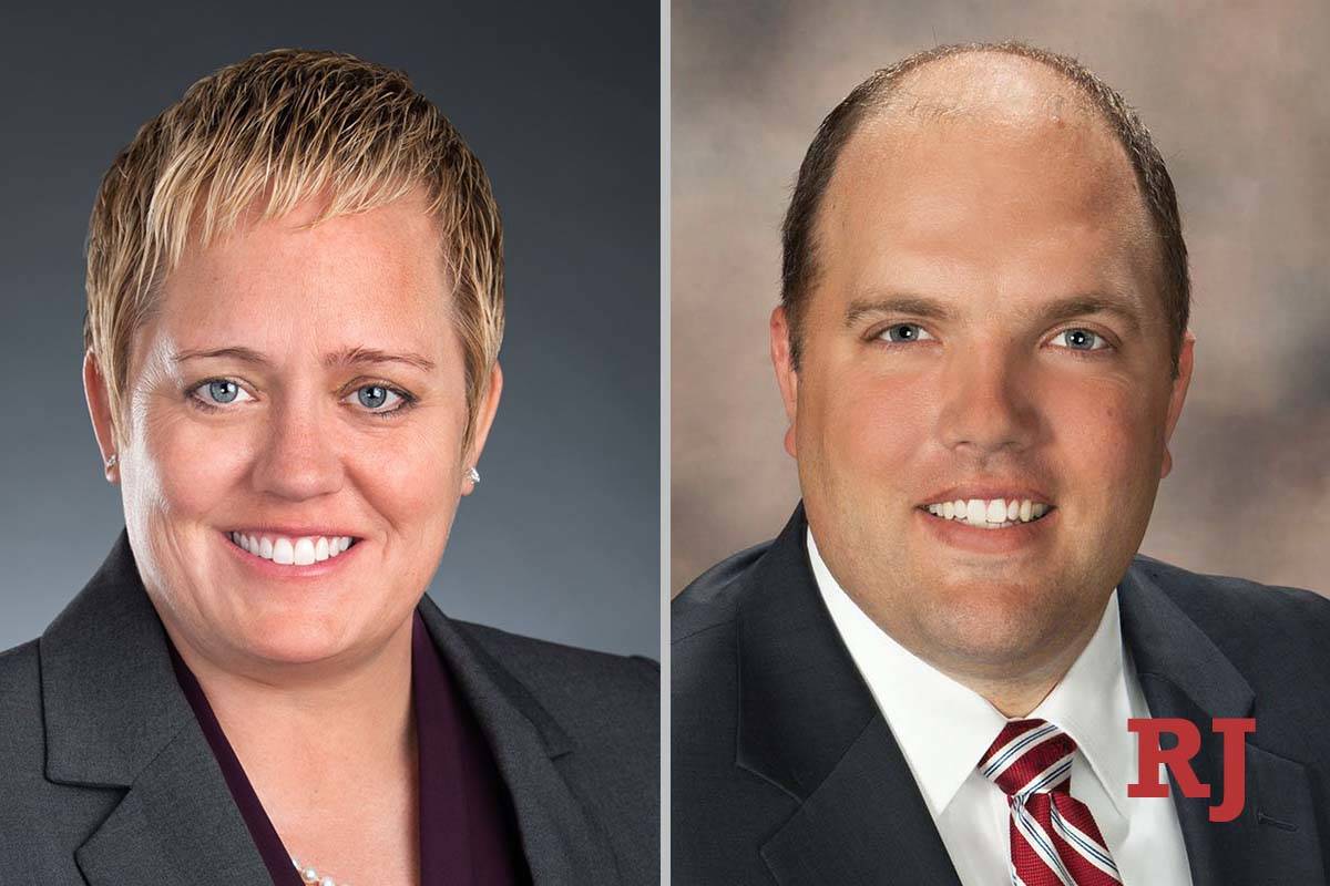 Tara Clark Newberry and Jacob Reynolds, candidates for District Court Department 21 (Face ...