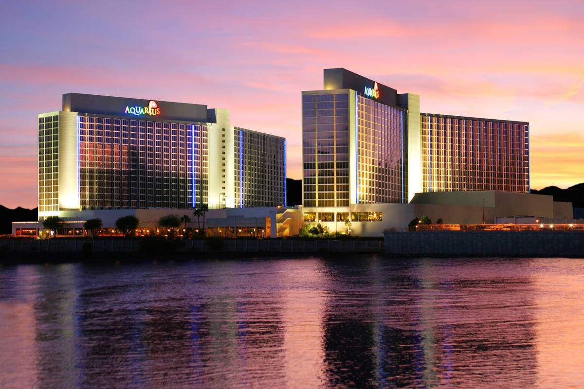 Aquarius hotel-casino. (Golden Entertainment)