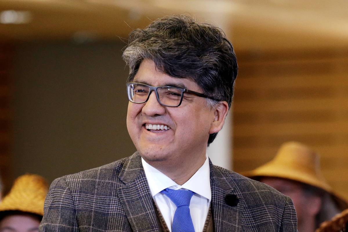 Author and filmmaker Sherman Alexie appears at a celebration of Indigenous Peoples' Day at Seat ...