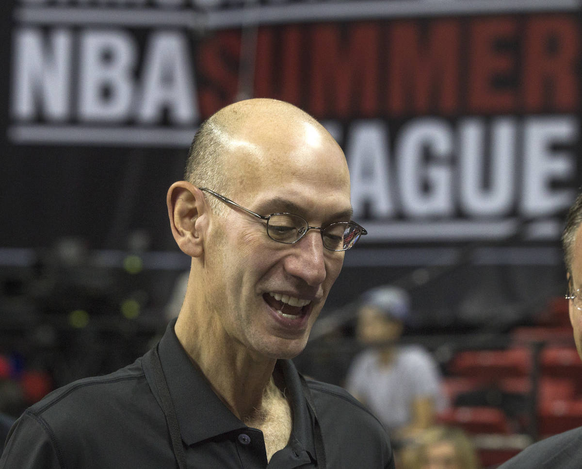 While he was in town for the NBA Summer League, commissioner Adam Silver floated the idea of pl ...