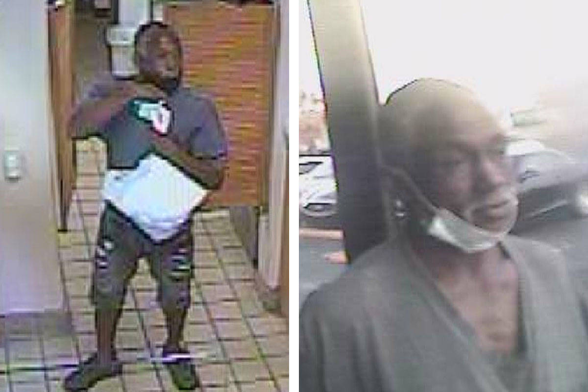 Police are seeking a man in connection to a robbery Friday, Sept. 18, 2020, on the 2000 block o ...