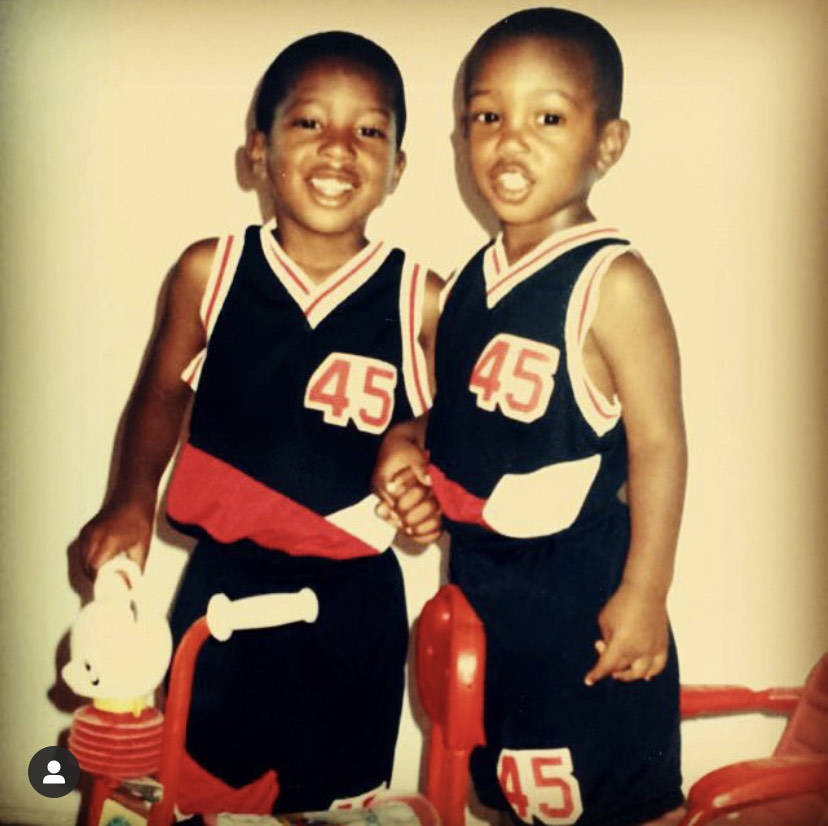 Kenny Keys poses for a photo with his brother, Kendal. Courtesy Kendal Keys.