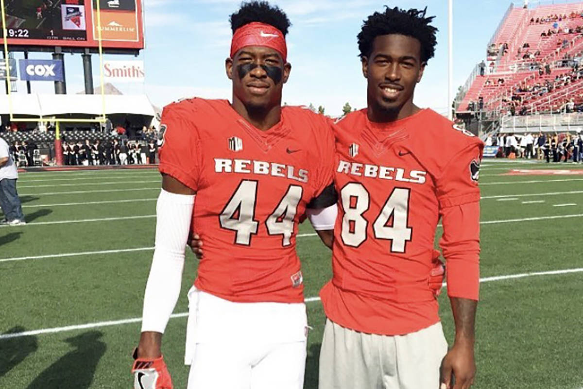 Kenny Keys (left) poses for a photo with his brother, Kendal. Courtesy Kendal Keys.