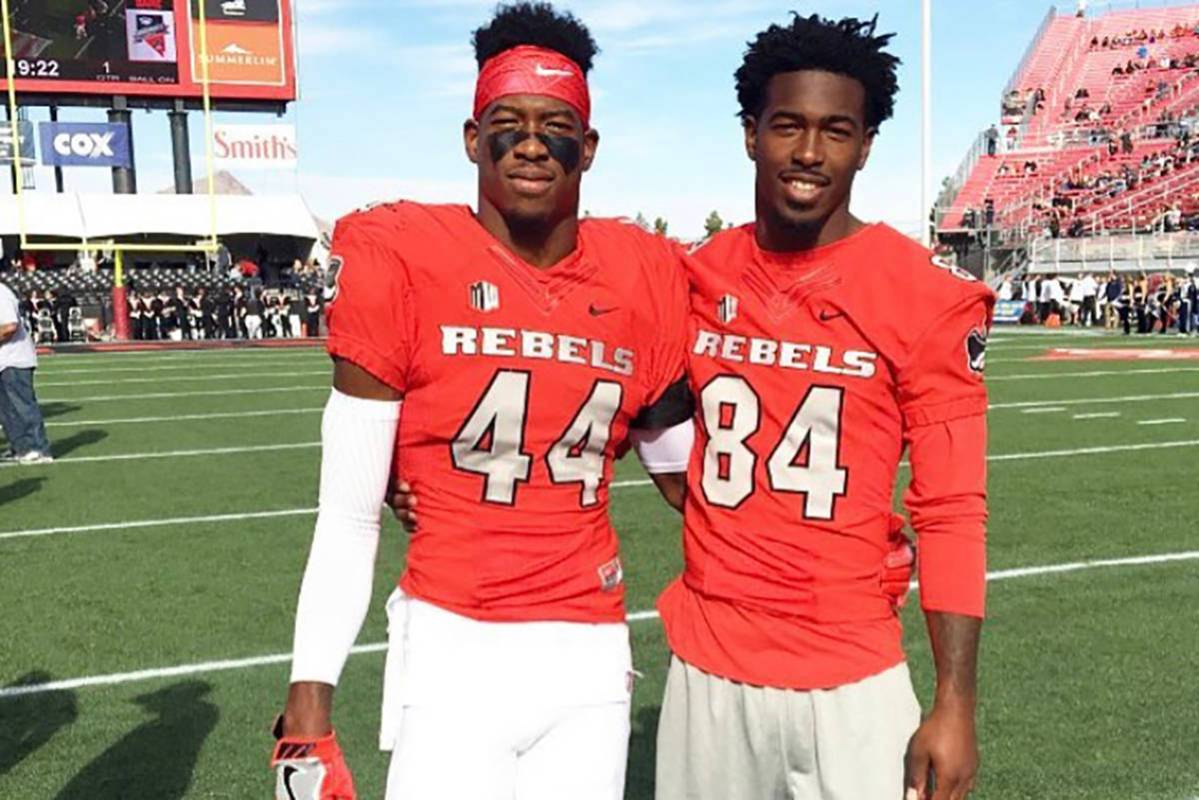 Kenny Keys (left) poses for a photo with his brother, Kendal. Courtesy Kendal Keys.