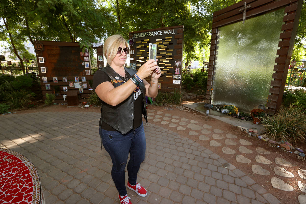 Julie Dove, event organizer and director of the Country Strong Foundation, tours the Las Vegas ...