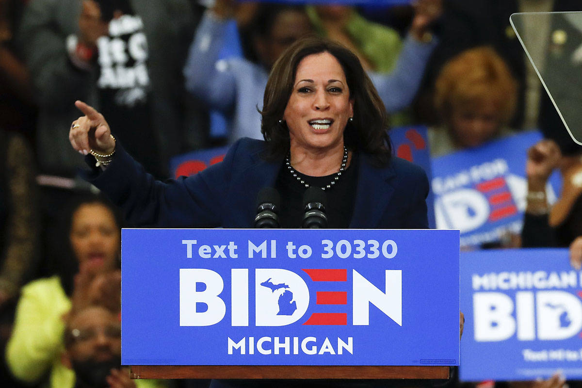 Kamala Harris (AP Photo/Paul Sancya, File)