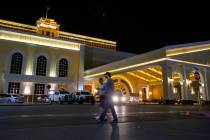 South Point on Monday, Oct. 5, 2020, in Las Vegas. The hotel, casino and spa, owned by Gaughan ...