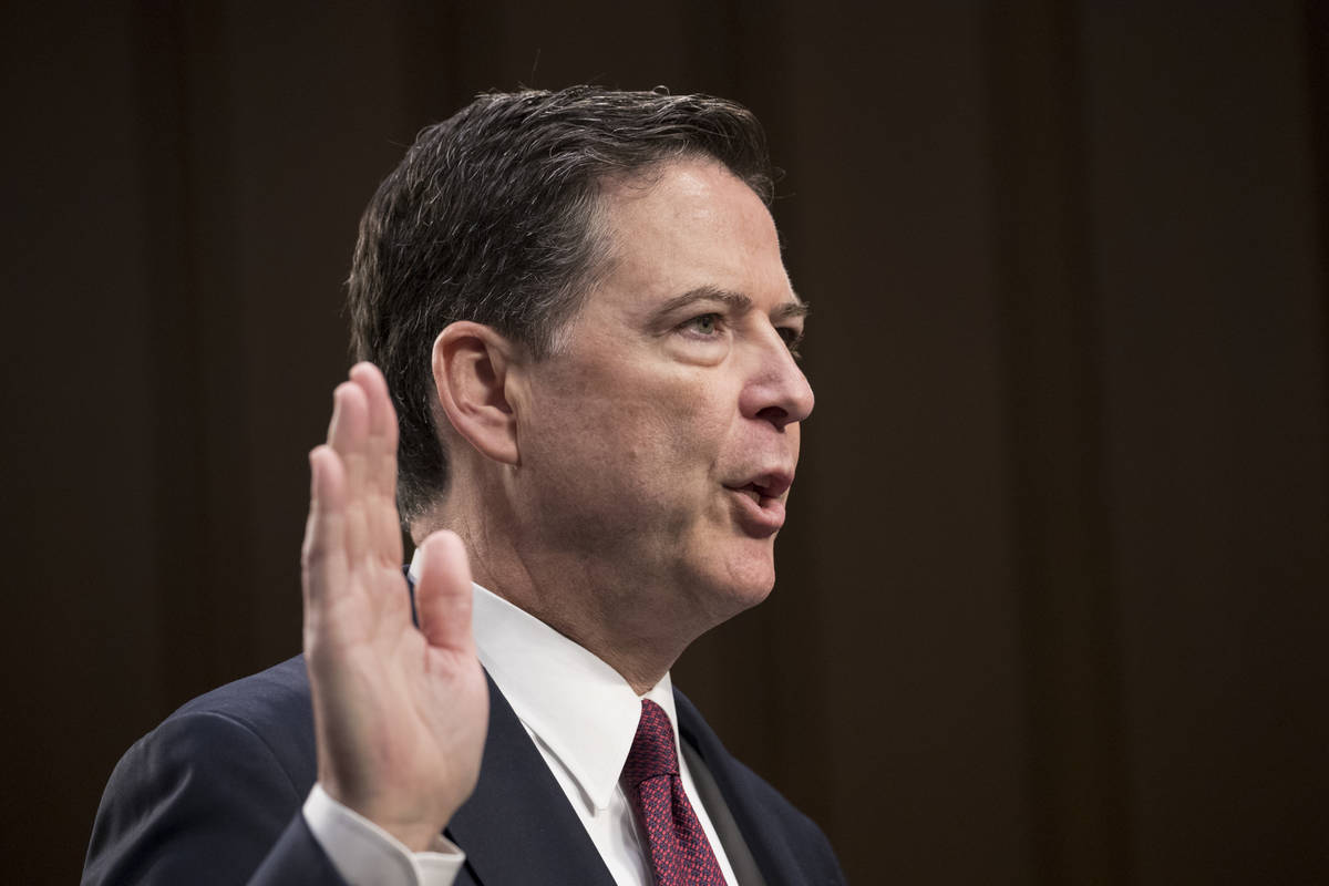 Former FBI director James Comey. (AP Photo/J. Scott Applewhite)