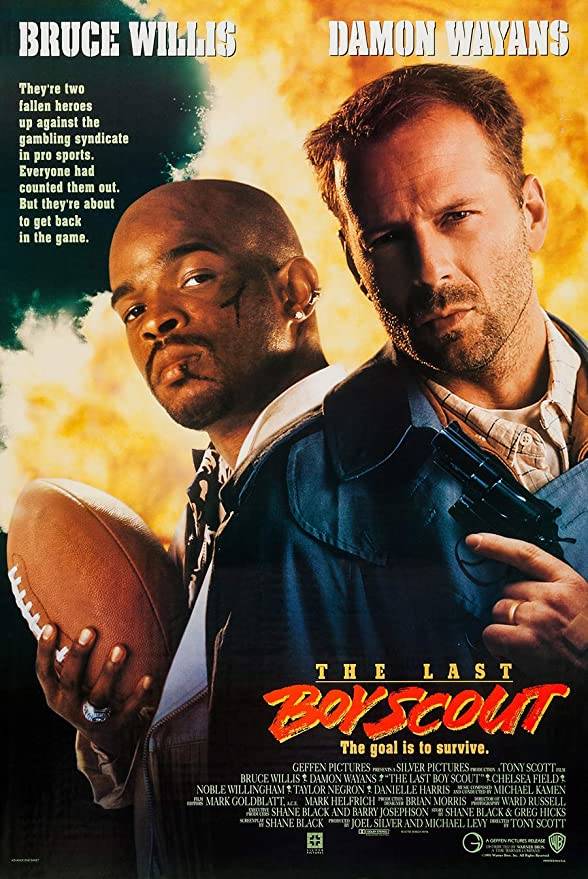 A detective (Bruce Willis) and former quarterback (Damon Wayans) investigate the owner of the L ...