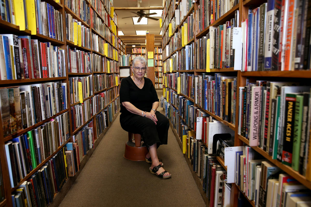 Myrna Donato, owner of Amber Unicorn Books, shown in 2019, is closing her store in late Novembe ...