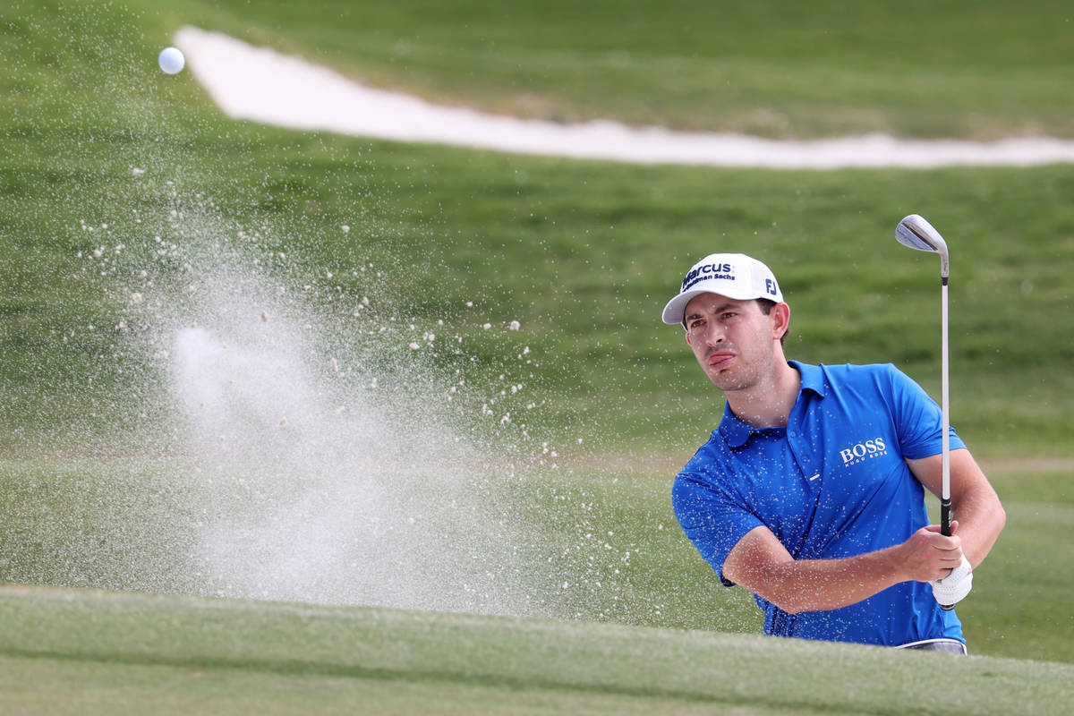 Patrick Cantlay hits the ball to the green at the ninth hole during round two of the 2020 Shrin ...