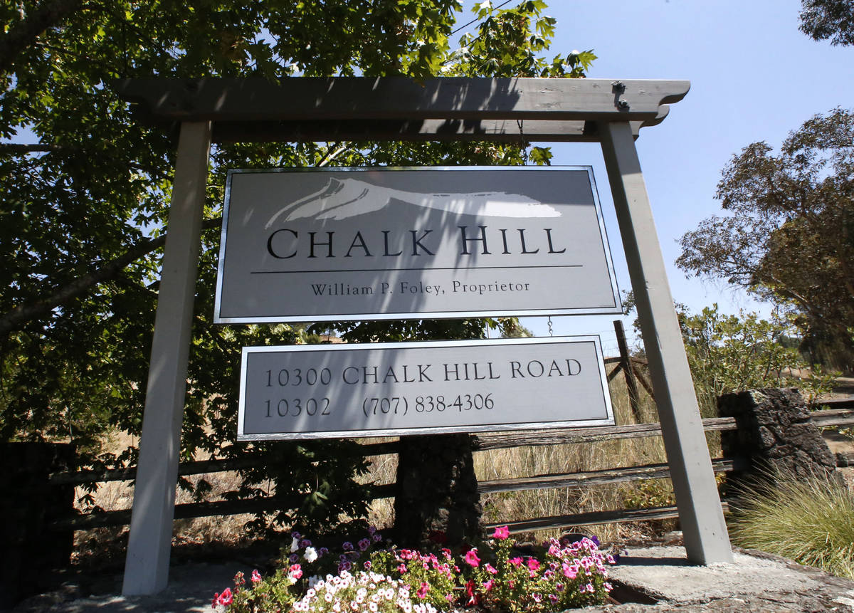 Chalk Hill Estate Vineyards and Winery in Healdsburg, Calif., on Wednesday, Aug. 2, 2017. Bizua ...