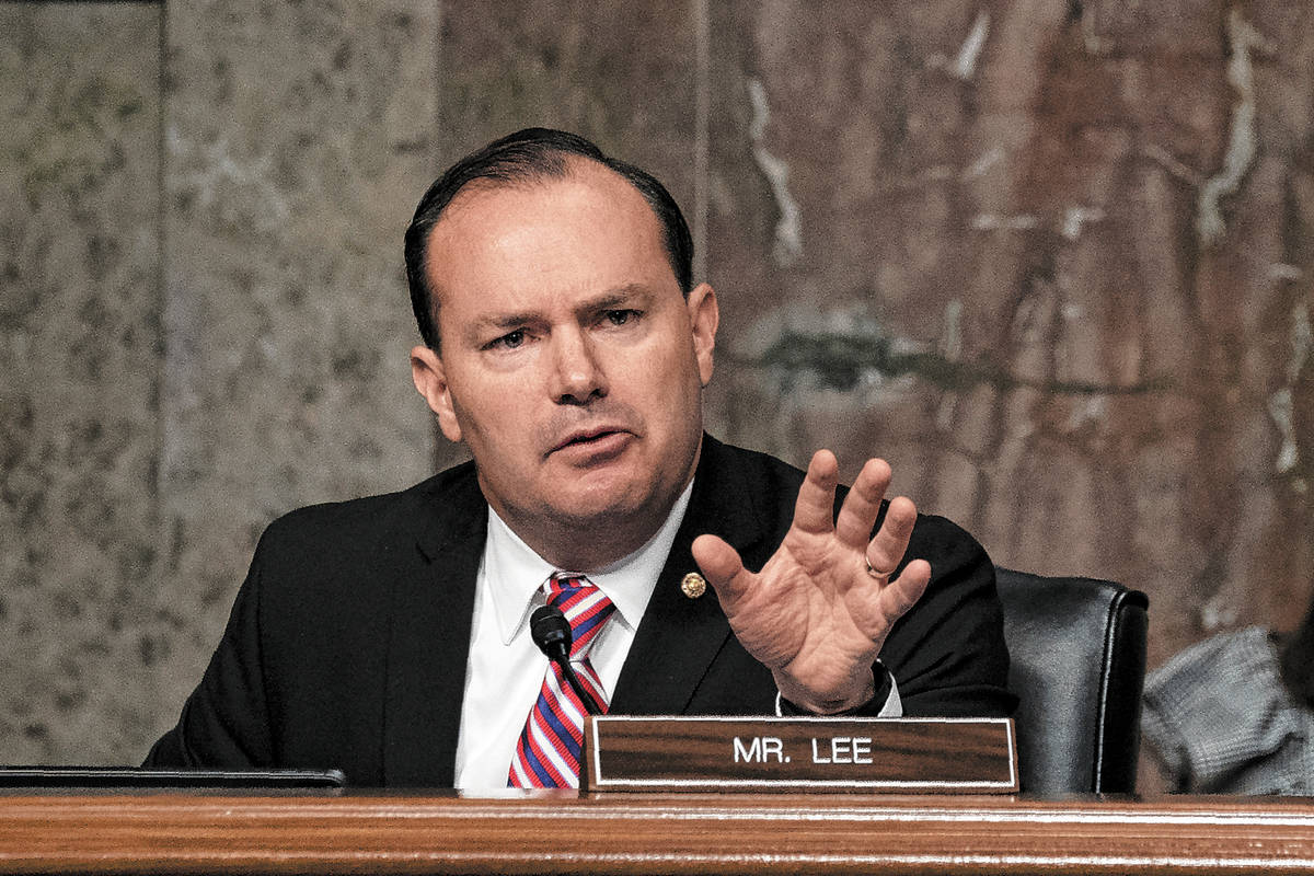 Sen. Mike Lee, R-Utah. (Stefani Reynolds/Pool via AP, File)