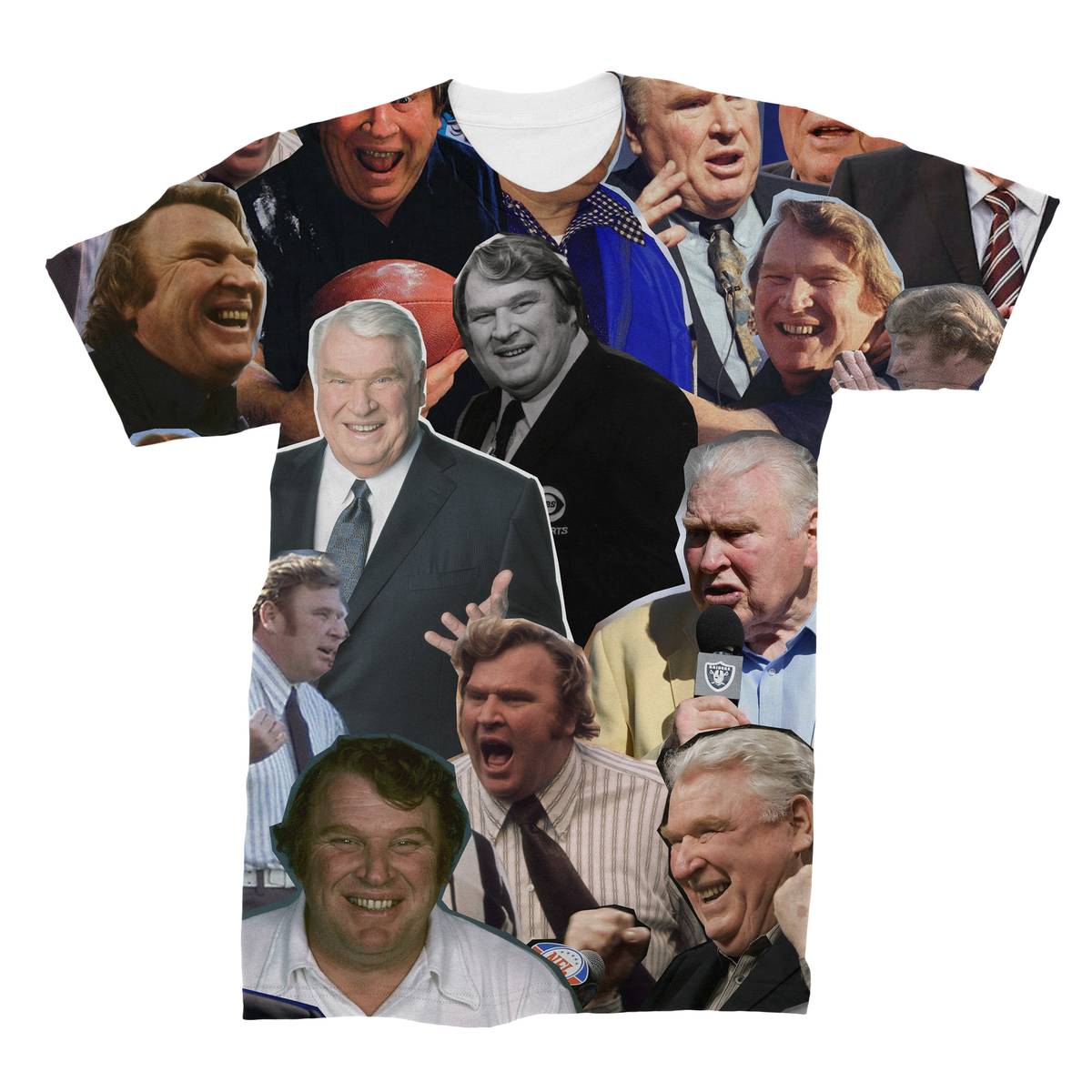 Show your love for John Madden with this T-shirt. (Subliworks Apparel)