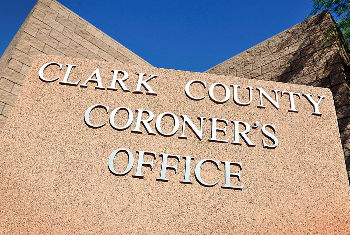 Clark County coroner's office (David Becker/Las Vegas Review-Journal)