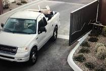 Police are searching for an older silver Ford F-150 pickup truck with an extended cab, along wi ...