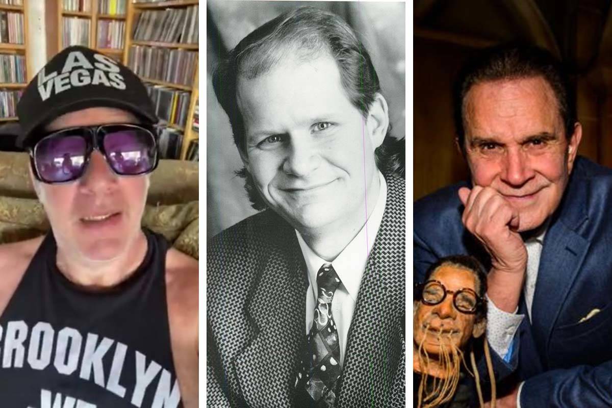 Andrew "Dice" Clay, from left, Bob Zany and Rich Little will be among the comics scheduled to a ...