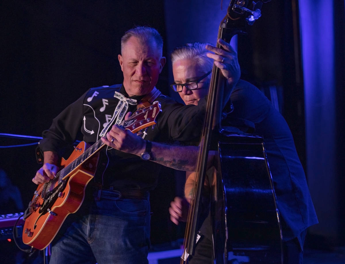 The Reverend Horton Heat's Jim Heath, left, and Jimbo Wallace, preform at the Fremont Country C ...