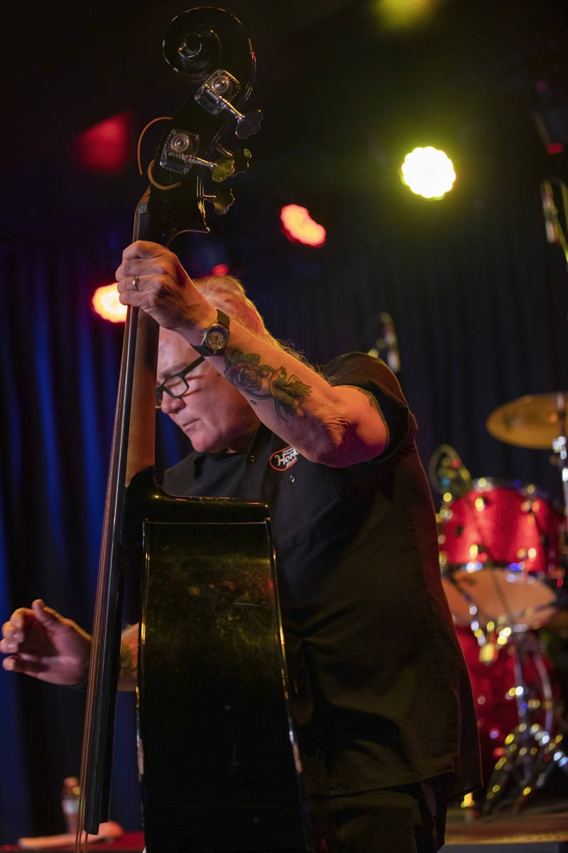 The Reverend Horton Heat's Jimbo Wallace preforms at the Fremont Country Club on Thursday, Oct. ...