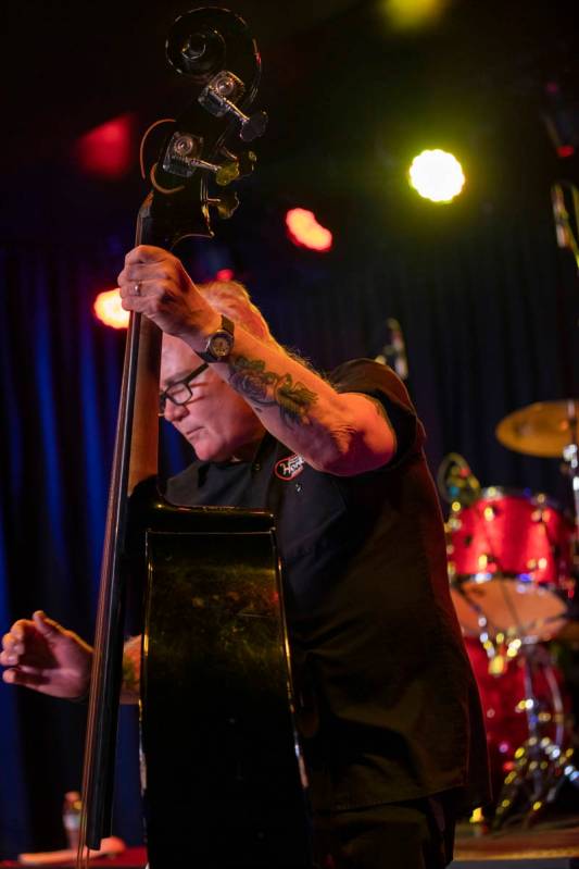 The Reverend Horton Heat's Jimbo Wallace preforms at the Fremont Country Club on Thursday, Oct. ...