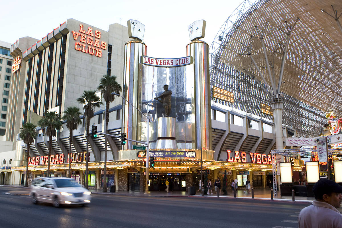 Las Vegas Club hotel-casino is shown August 5, 2010 in Las Vegas, Nevada. (Duane Prokop/Las V ...