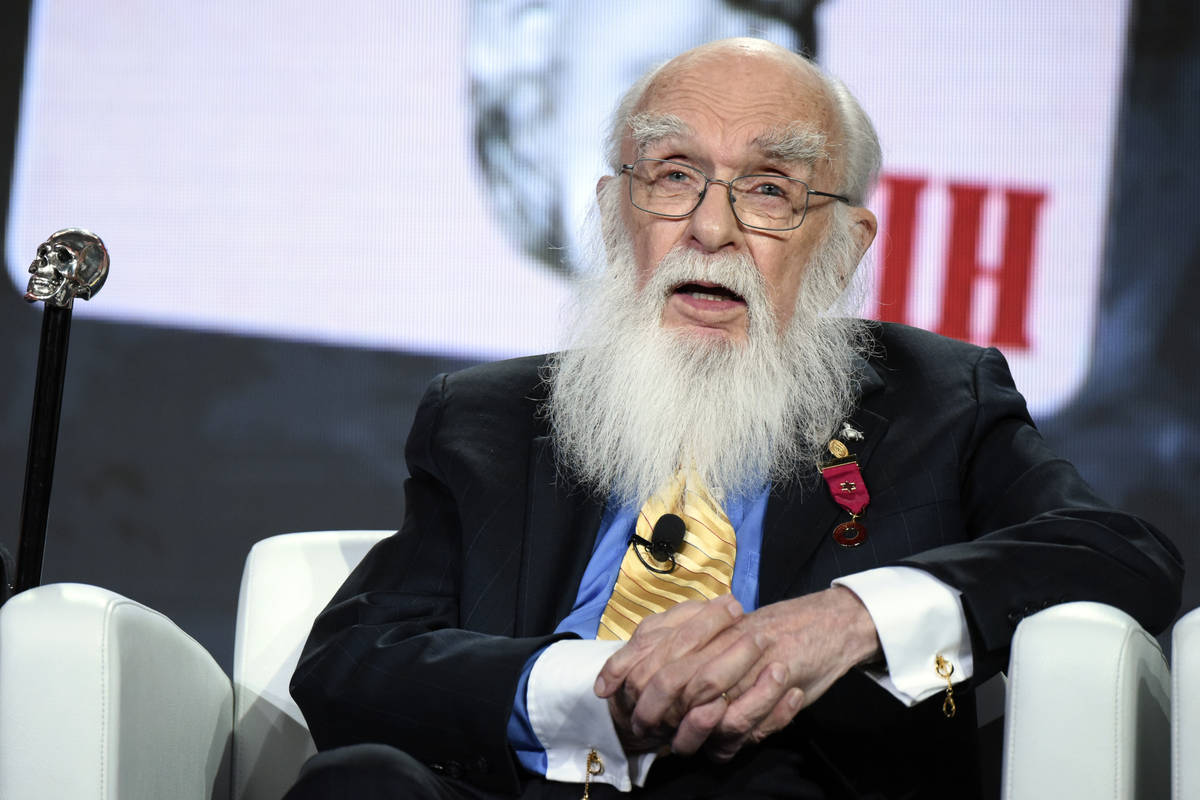 FILE - In this Monday, Jan. 18, 2016, file photo, magician James Randi participates in the &quo ...
