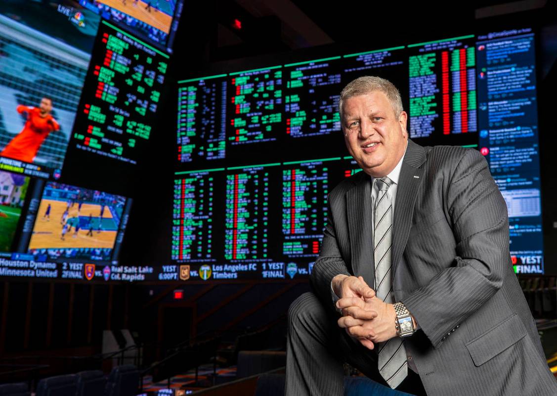 Casino executive Derek Stevens on Monday, Oct. 19, 2020, at Circa, in Las Vegas. (Benjamin Hage ...