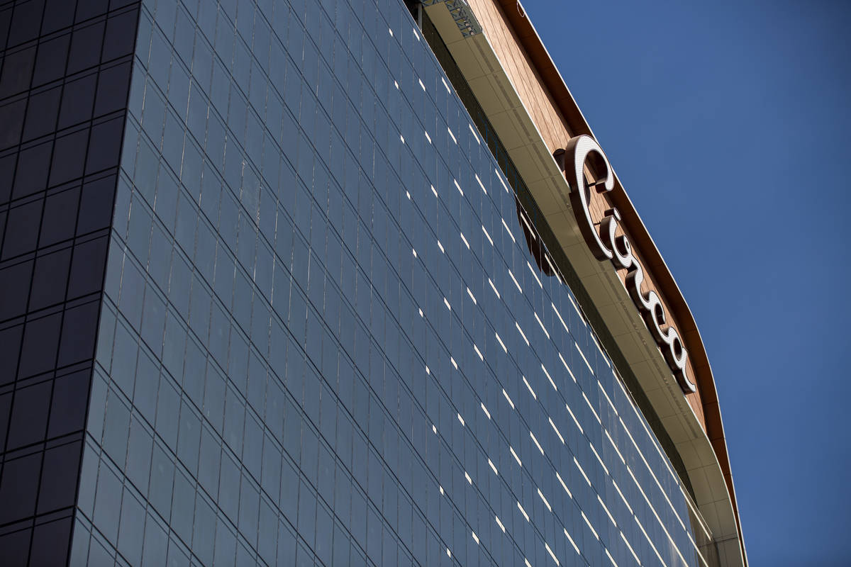 A view of Circa, the first from-the-ground-up casino built in downtown Las Vegas in 40 years, o ...