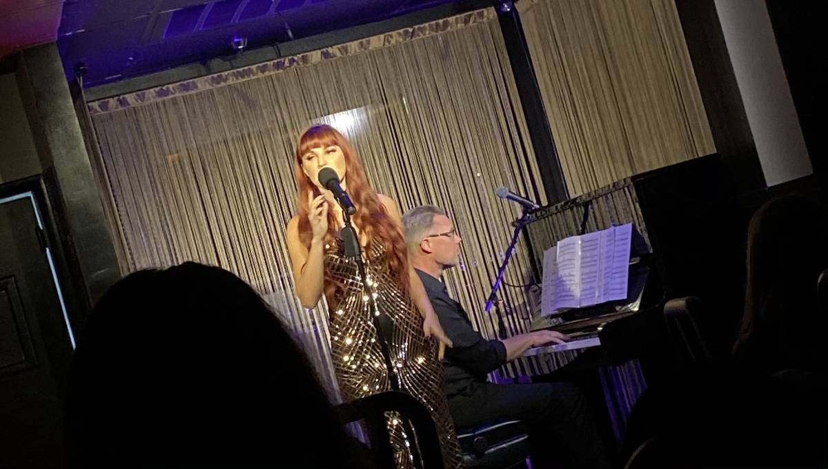 Lisa Marie Smith and Dan Ellis perform at The Vegas Room at Commercial Center in Las Vegas on S ...