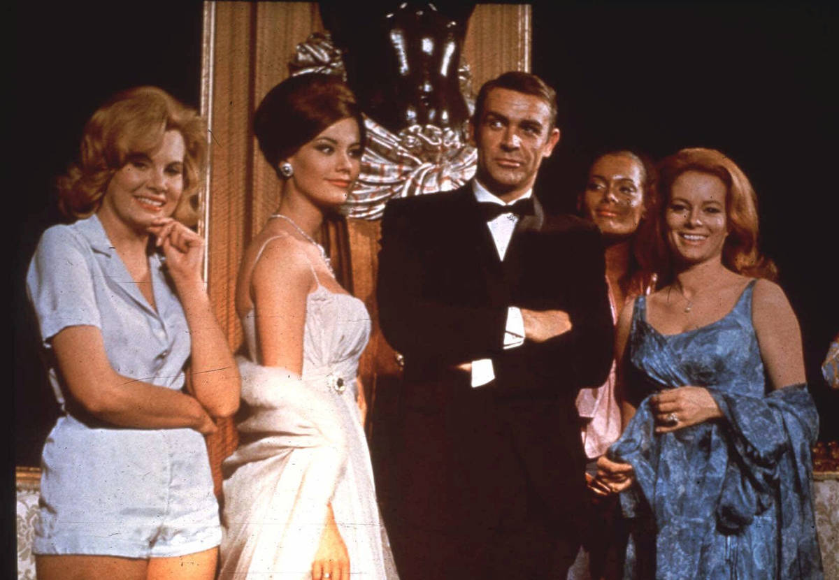 FILE - In this undated file photo, Sean Connery, as James Bond, poses in an event for the movie ...