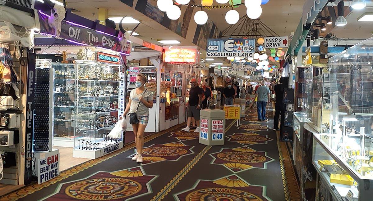 One of the main shopping aisles at Fantastik, a facility that offers 100,000 square feet of a w ...