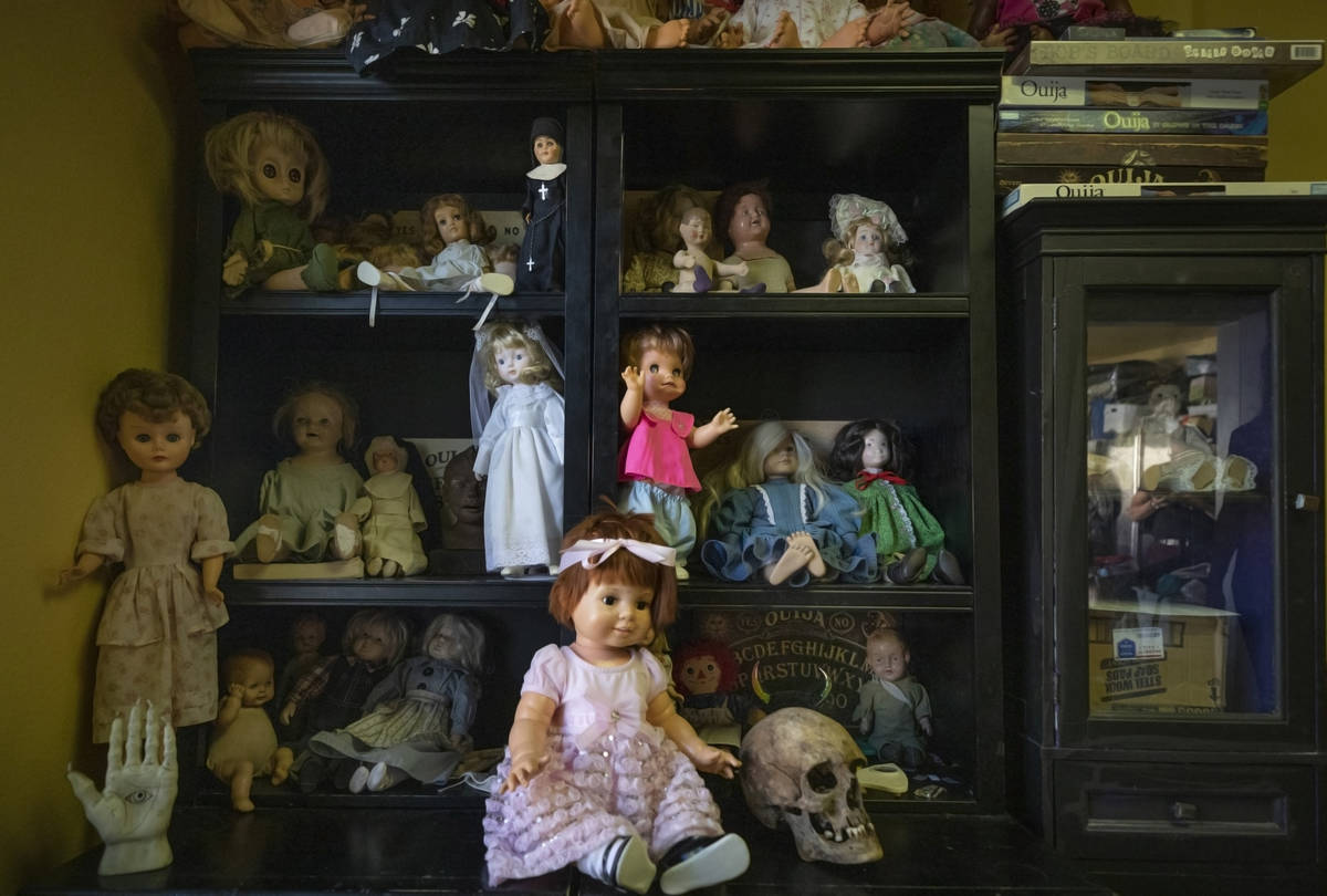 Items carrying paranormal activity are seen housed in a room specifically designated for them a ...