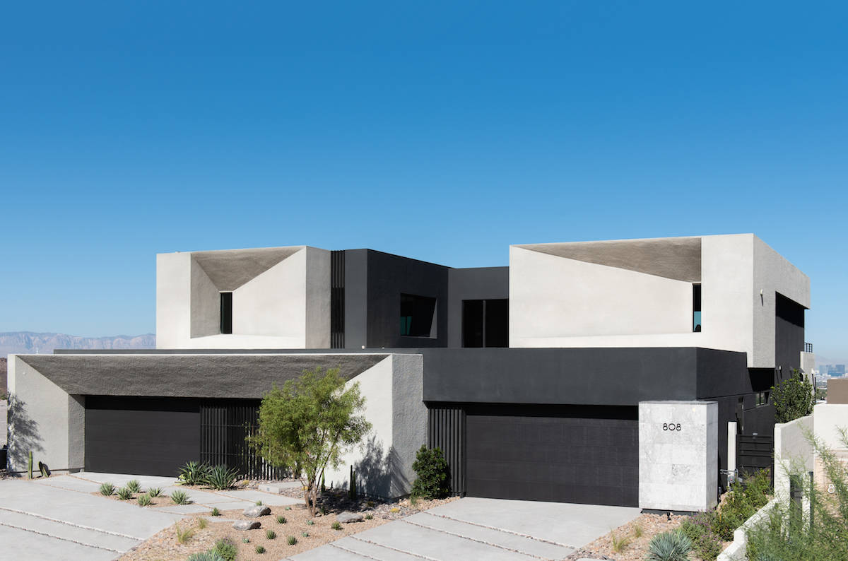 The 34-home Obsidian near MacDonald Highlands in Henderson features Blue Heron's new luxury hom ...