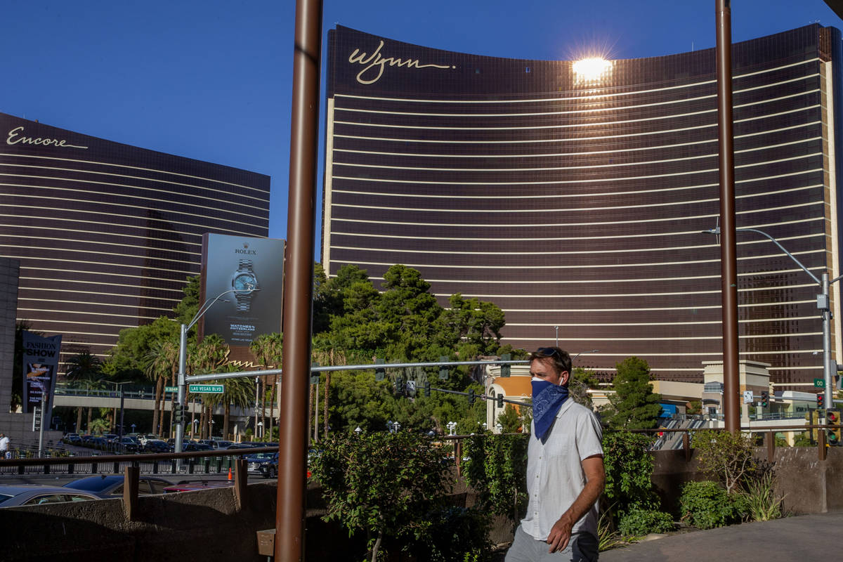 This Aug. 7, 2020, file photo shows Wynn Las Vegas. (L.E. Baskow/Las Vegas Review-Journal) @Lef ...