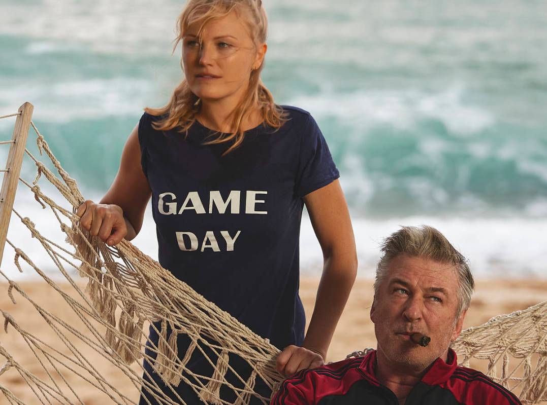 Malin Akerman and Alec Baldwin star in "Chick Fight." (Quiver Distribution)