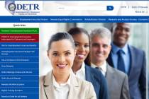 Nevada Department of Employment, Training and Rehabilitation's website.