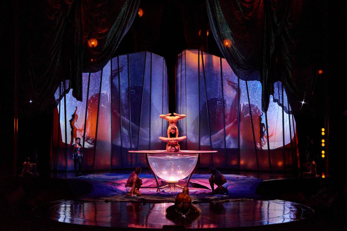 A scene from the Cirque du Soleil show "Zumanity" at New York-New York. (Pierre Manning)