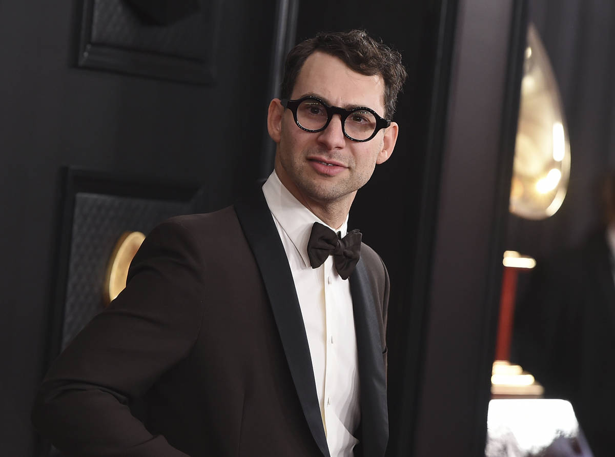 Jack Antonoff arrives at the 62nd annual Grammy Awards on Jan. 26, 2020, in Los Angeles. Antono ...