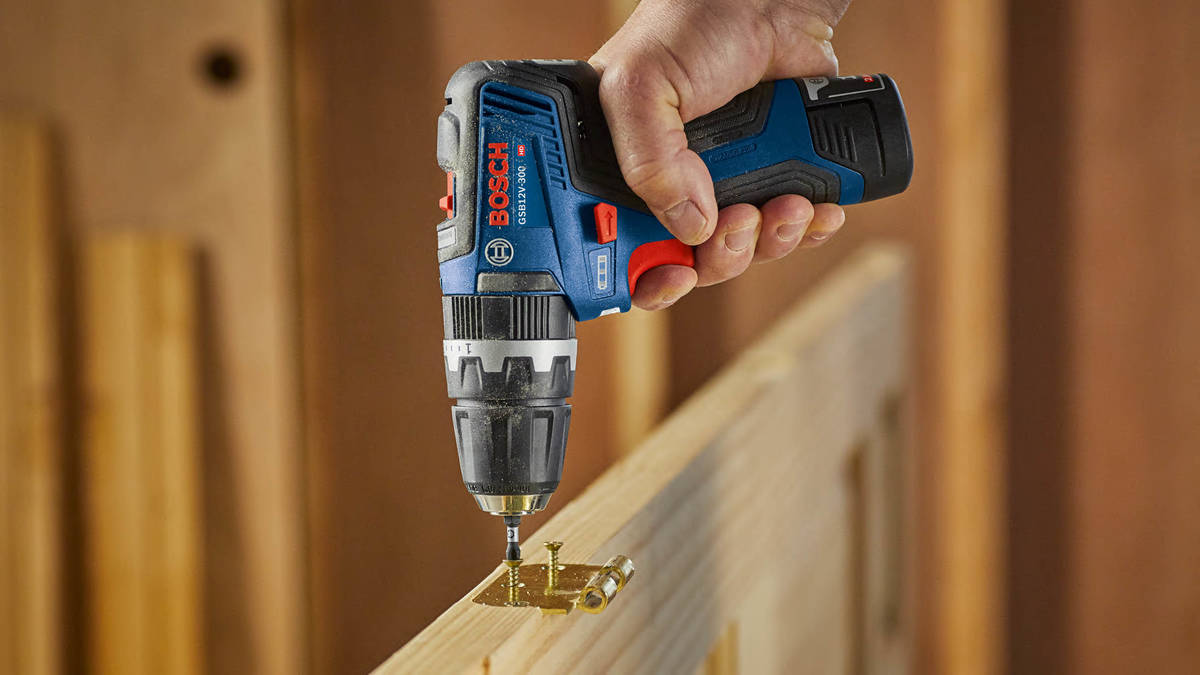 The Bosche hammer drill rotates as it delivers a rapid number of blows for cleaner holes in mas ...