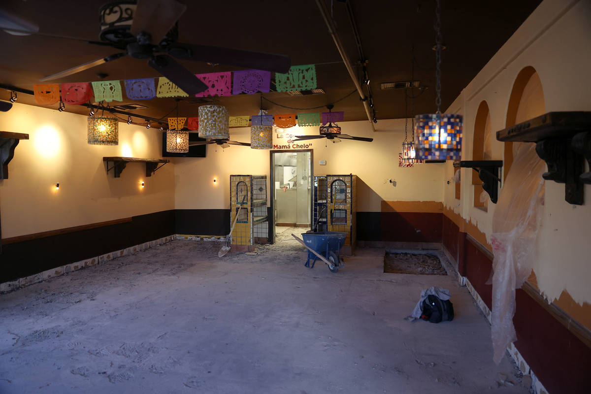 The dining room at Lindo Michoacán, 2655 E Desert Inn Road, in Las Vegas on Tuesday, Dec. ...